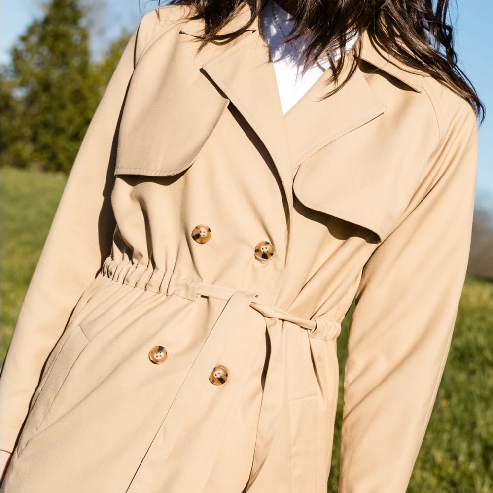 Able Women's Beige Trench Coat
